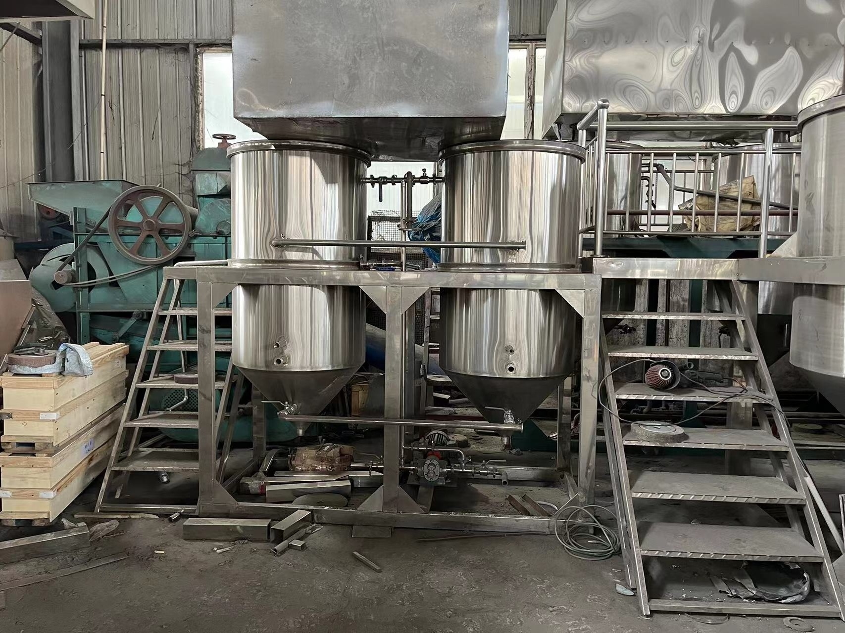 coconut peanut oil refining machine crude palm oil refining machine costs for small oil production line