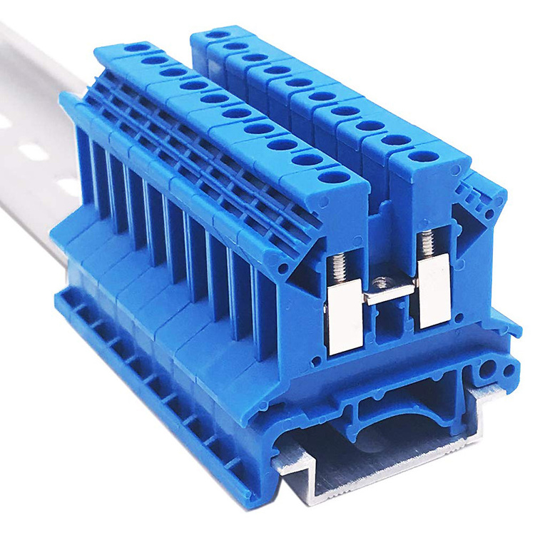 CNBX Factory Price UK waterproof din rail electric plastic screw clamp terminal block