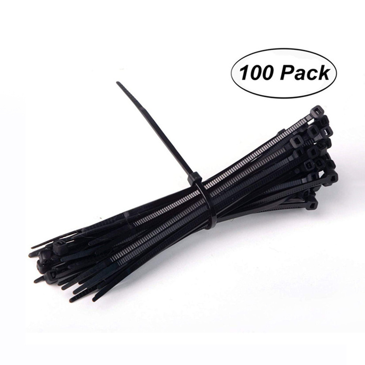 100 Pcs Adjustable Durable Self-Locking 3*100 Nylon Cable Zip Ties for Home Office Garage Workshop