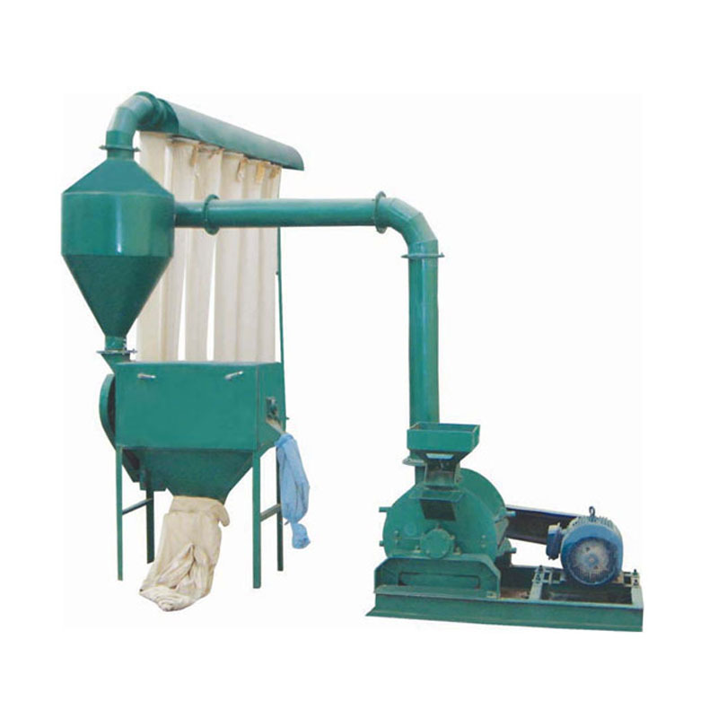 OEM 500KG/H Wood Chips Hammer Mill Grass Corn Cotton Stalk Straw Crushing Machine Sawdust Maker Wood Crusher With Cyclone