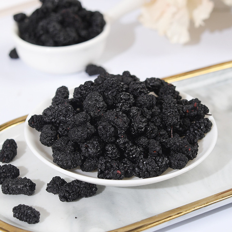 BXH Factory directly Wholesale 2023 New Crop black mulberries dried healthy drink Tea  dried mulberries organic for sale