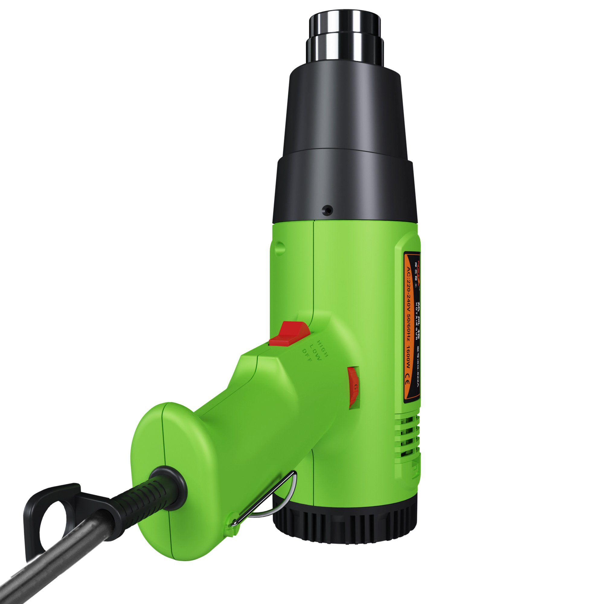 Heat Gun SG-822A Rapid Heating High Speed Wind Hot Air Gun Temperature Adjustable Handheld for Shrink Wrap