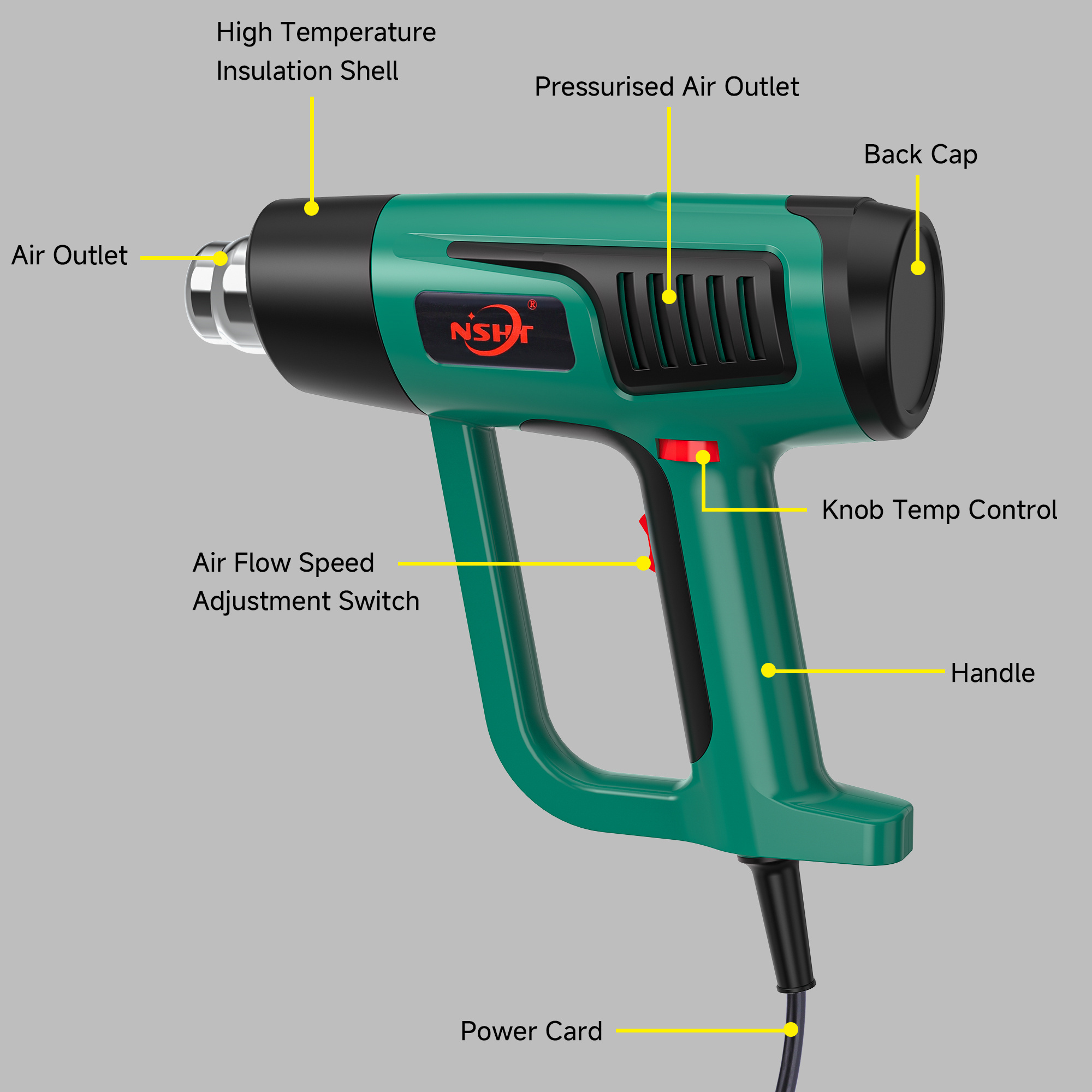 1600W electric heat gun wholesale heating air machine hotair hot air gun soldering station mini for mobile repair SG-9612S