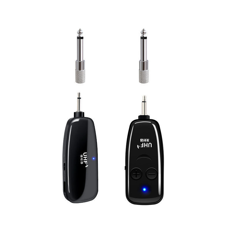 Music production equipment studio microwireless microphone with rechargeable wireless mic set guitar transmitter