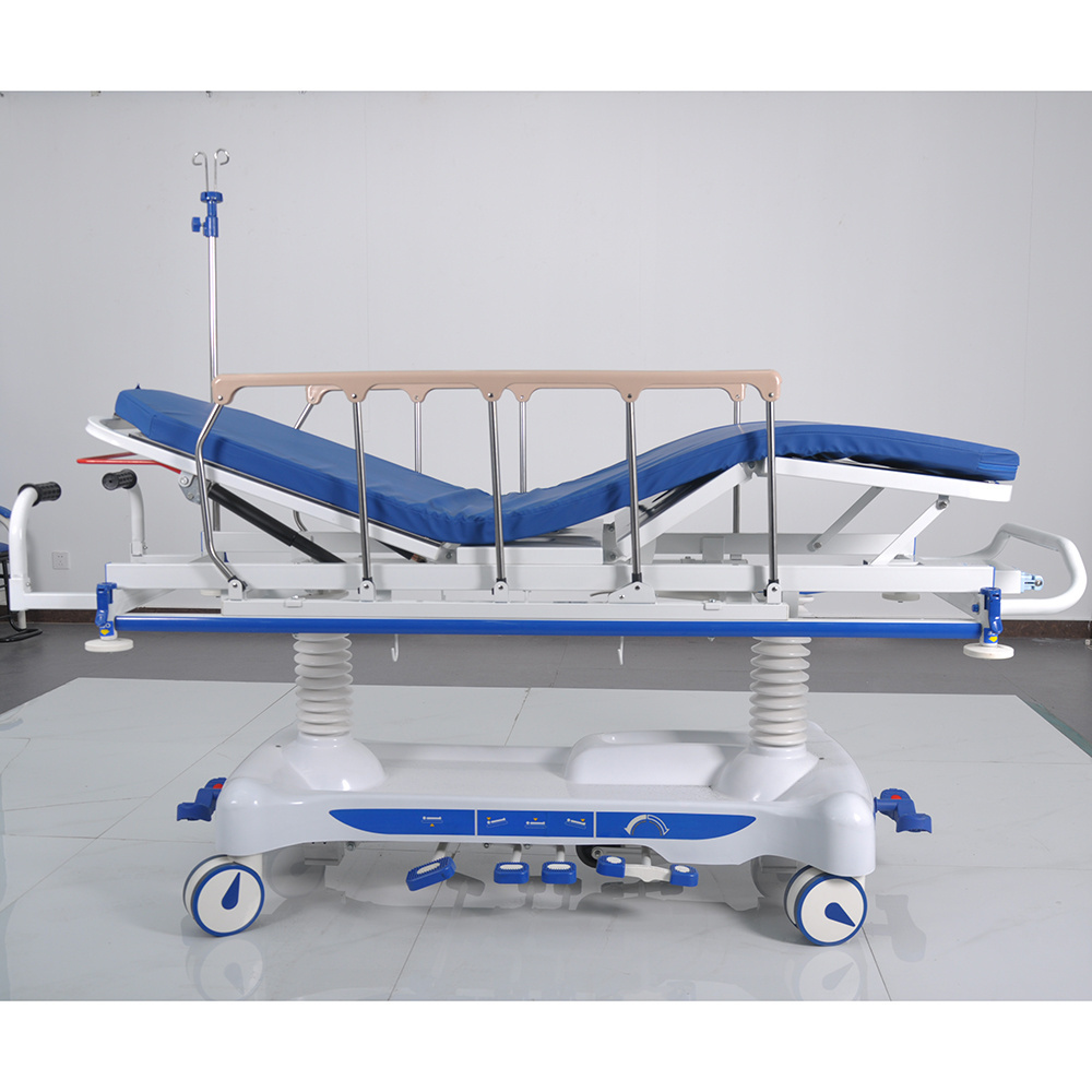 Transport Stretcher medical  Hospital ICU Room Ambulance Hydraulic Hospital Bed