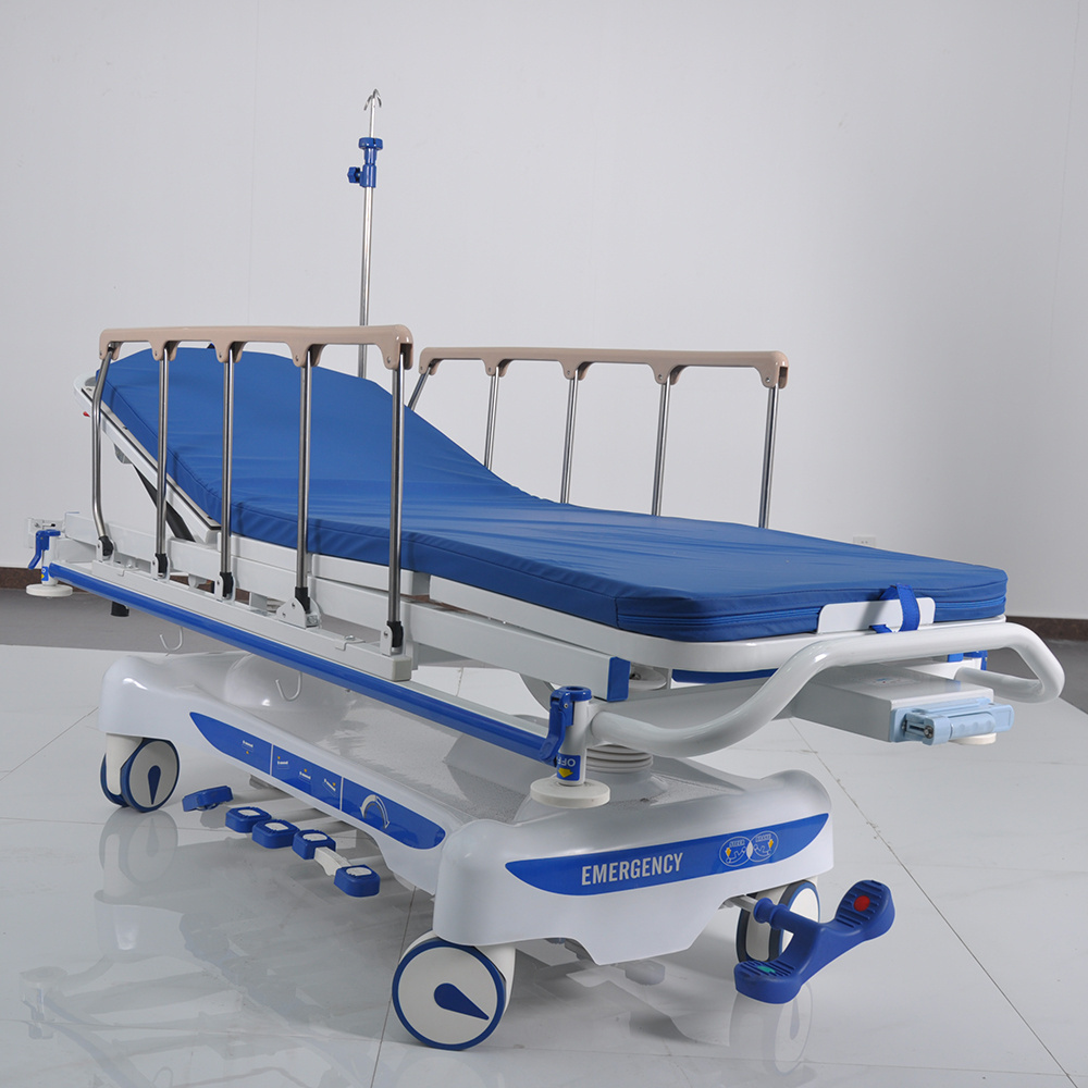 Transport Stretcher medical  Hospital ICU Room Ambulance Hydraulic Hospital Bed