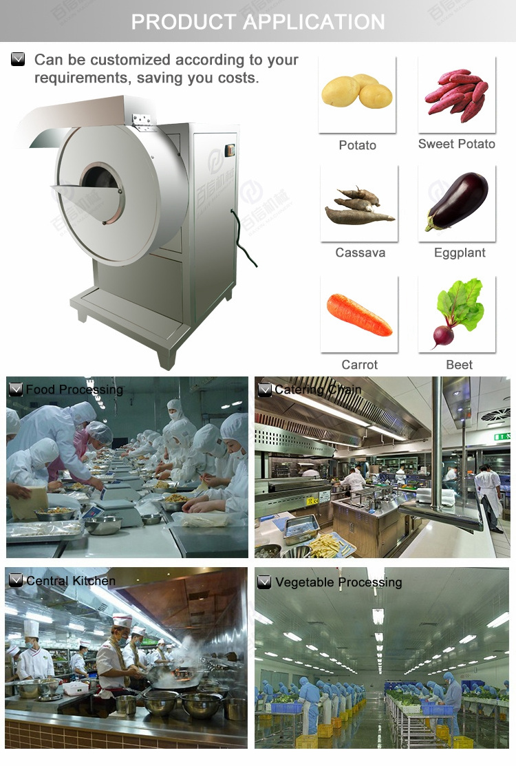 Automatic Potato Chips Making Machine potato cutter machine French Fries fruit vegetable cutter cutting machines