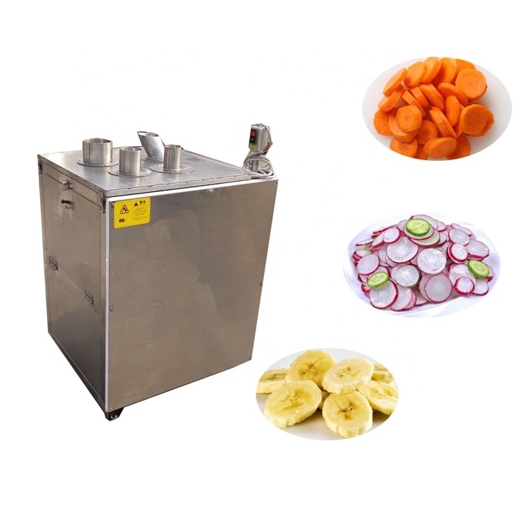 Onion Banana Vegetable Mango Slicing Cutting Machine Cassava Plantain Chips Slicer Machine