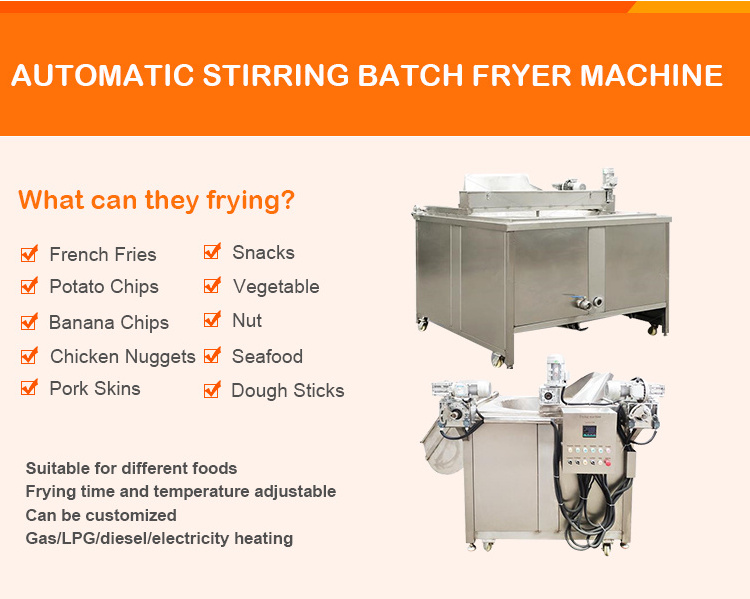 Commerical Industrial Deep french fries Potato chips Fryer Broasted Crispy Chicken Frymaster Frying Machine