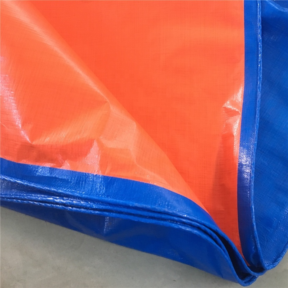 Factory High Quality 120GSM Tarpaulin Widely Used PE Coated Waterproof Truck Car Cover Plastic Sheets