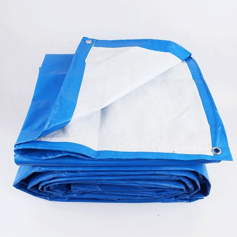 Waterproof Tarps Heavy Duty Waterproof Poly Tarpaulin with Grommets  Emergency Rain Shelter Outdoor Cover Camping Use