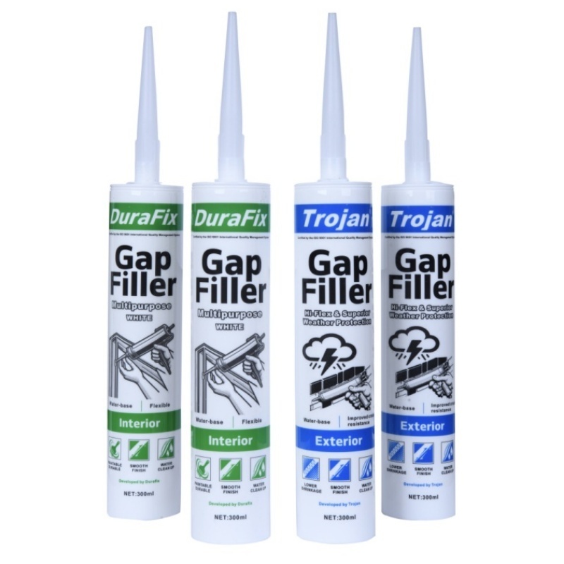 Free Samples 300ml caulking acrylic paintable water-base silicone sealant