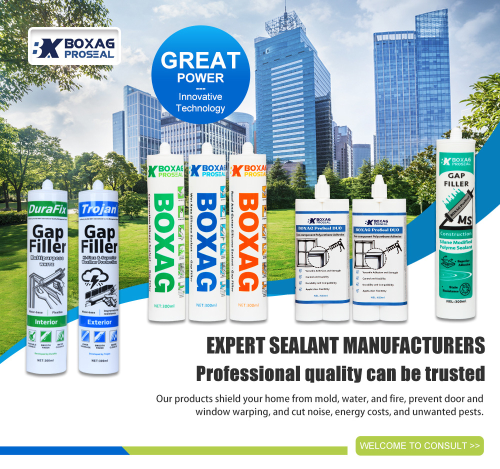 100% Polyurethane Skylight Glass Sealant Clear Waterproof Structural Adhesive & Sealant for Structural Purposes