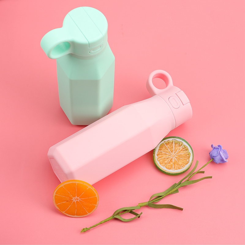 Travel children Silicone Water Bottle Baby Milk Bottle Kids Water Bottle For School Kids Children