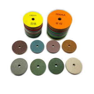 Baixin factory direct wholesale customized 3/4/5/6/8" inch flexible abrasive sponge sanding disc polishing pad sponge