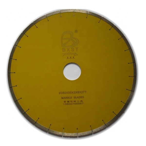 BXST baixin high quality  350mm 14 inch bridge cutting silent or no-silent diamond saw blade for stone marble granite