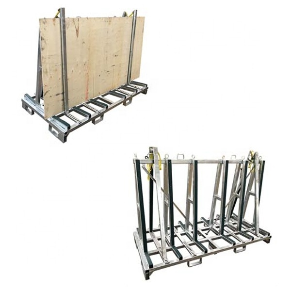 Multiple Purpose Heavy Duty Transport Rack Transport Cart E Display Rack for Granite Marble Slab Quartz Ceramic Glass