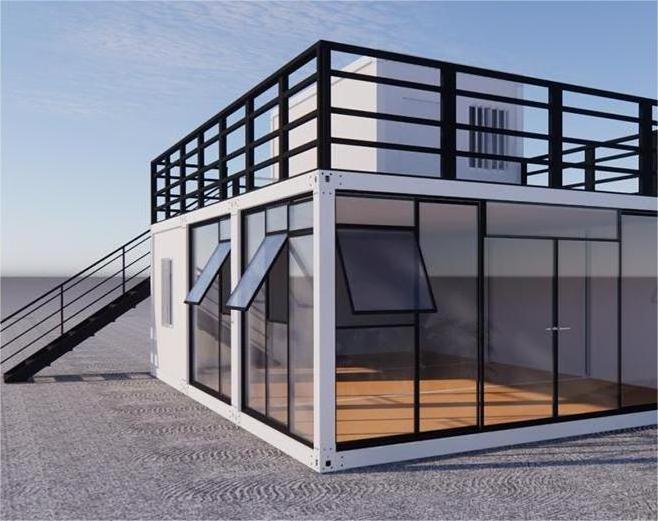 Container mobile house sales department display reception center integrated housing office hotel shops B&B room