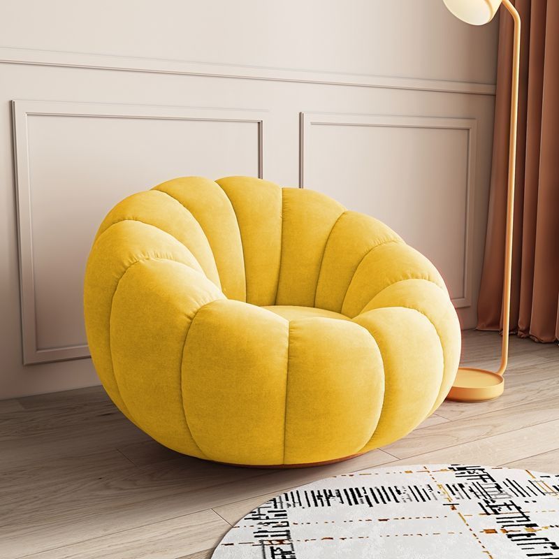 Lazy sofa single and double person pumpkin sofa chair Lamb velvet sofa rotating leisure chair can lie and sleep