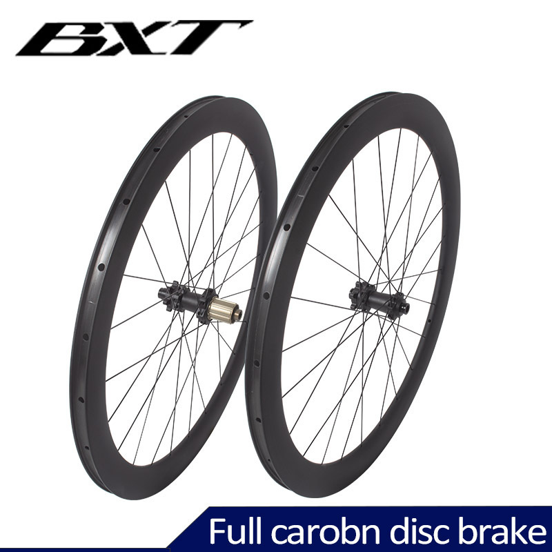 T800 Full Carbon Fiber Wheels For Clincher Tubular Bicycle Wheelset 700C Disc Brake Carbon Road bike wheels