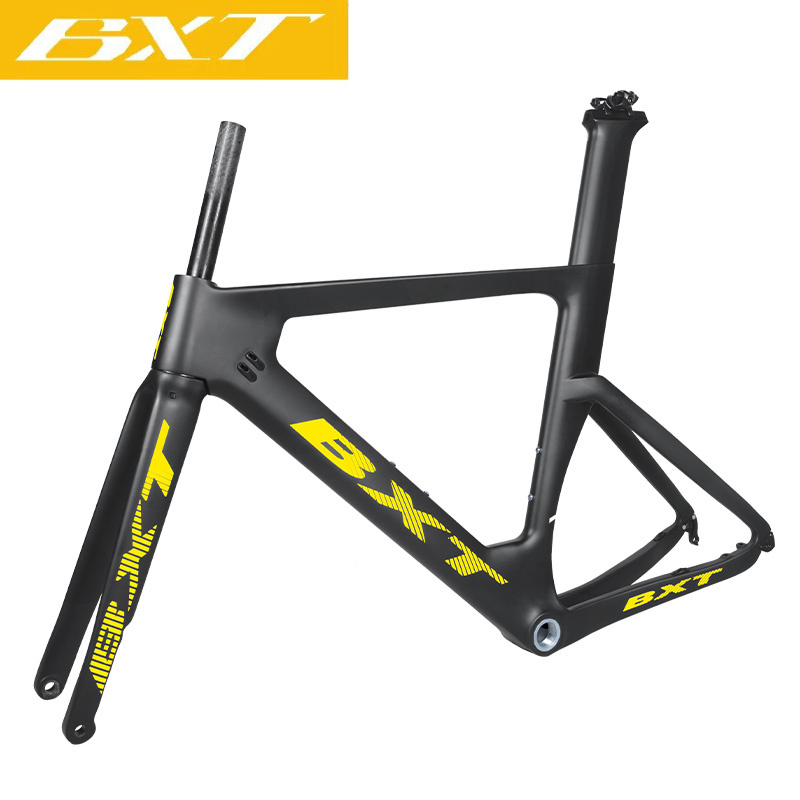 Carbon Road Frames 700C Hidden Cable Chinese Wholesales OEM Full Carbon Fiber Aero Shaping Disc Brake Road Bike carbon Frameset