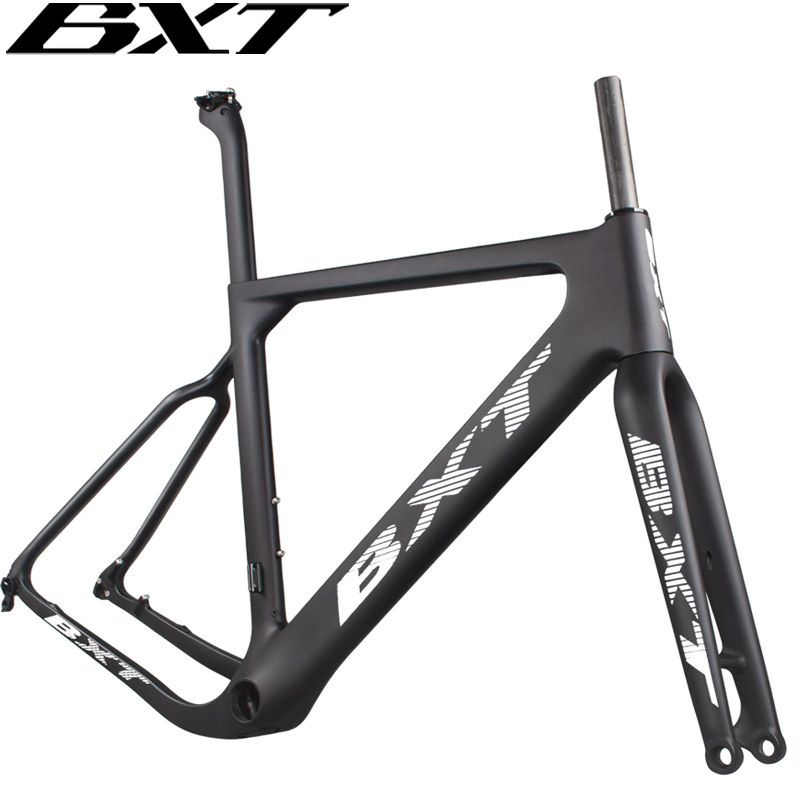 bxt 2023 carbon fiber bike frame road 700c size S M L carbon gravel bike frame wholesale carbon mtb frame 27.5 mountain bike