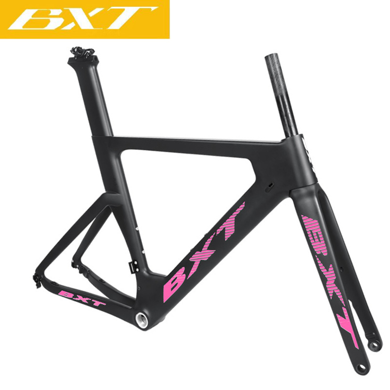 Carbon Road Frames 700C Hidden Cable Chinese Wholesales OEM Full Carbon Fiber Aero Shaping Disc Brake Road Bike carbon Frameset