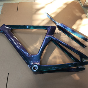 Carbon Track Frame Aero Shaping Fixed Gear Single Speed Cycle 	Chinese Carbon Fiber T1000 Track Bike Frame 700C