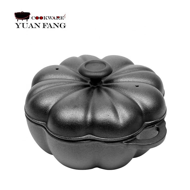 Wholesale 23CM Camping Cast Iron Baking Potato Pot Cookware Preseasoned Cast Iron Roast Sweet Potato Pot