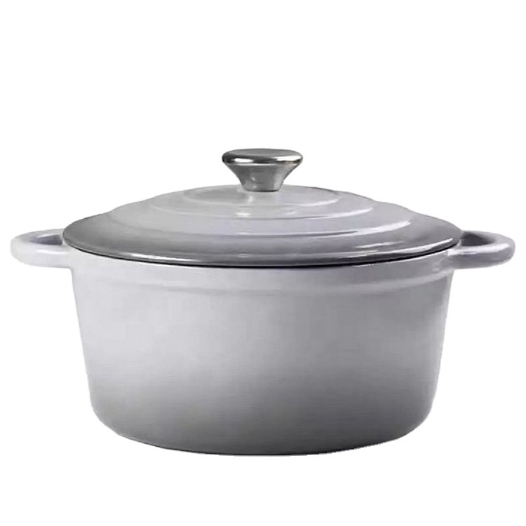 Best Selling Cookware 20/22/24/26/28CM High Quality Nonstick Enameled Cast Iron Dutch Oven Food Warmer Casserole with Lid