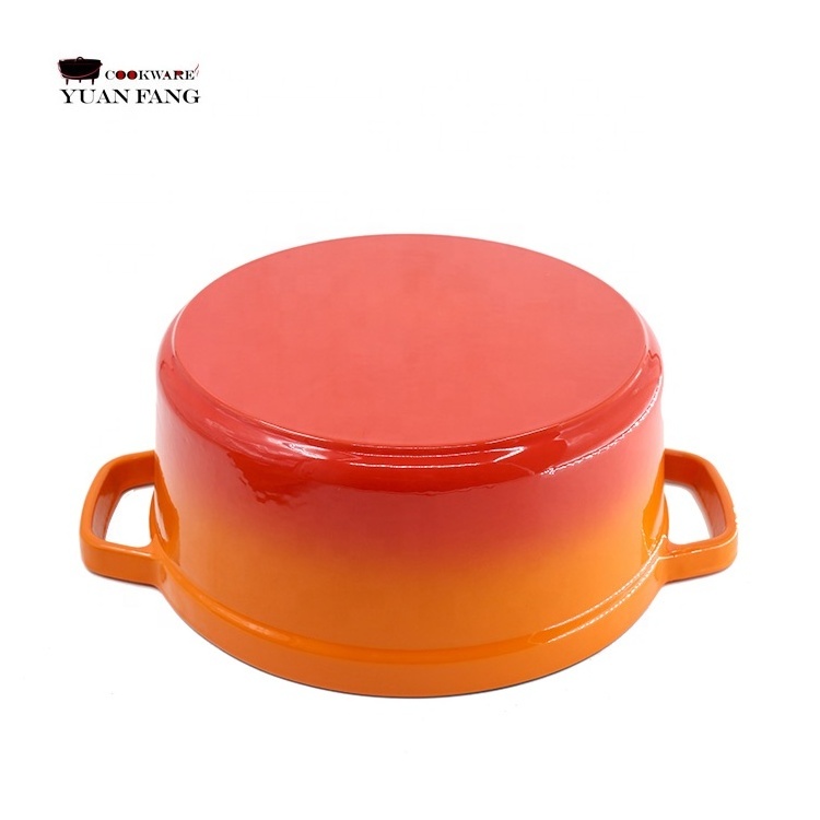 High Quality 10/16/20/22/24/26/28CM Made in China Kitchenware Eco- Friendly Casserole Dutch Oven for Soup Pot