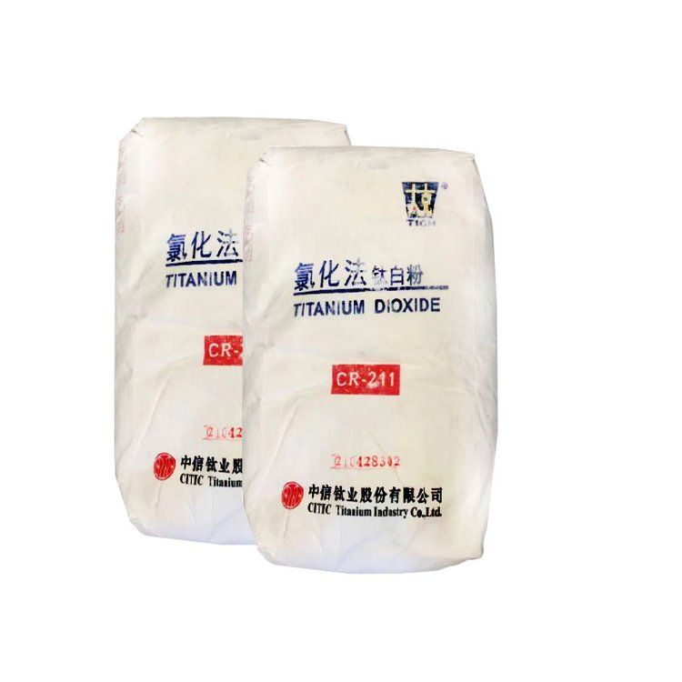 Industrial Grade Titanium Dioxide CITIC Cr-211 for Coatings 25kg Bag Price Per kg 99.9% Titanium Dioxide Car Paint/Pigment