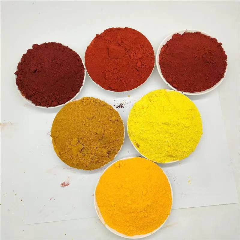 ferric oxide synthetic iron oxide red/yellow/black/green/blue pigment powders 130 for asphalt coloring and paint