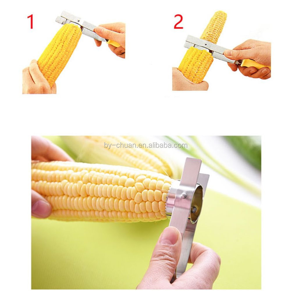 2017 Kitchen Gadgets Accessories Tool Corn Kerneler Grain Cob Thresher Stripper Peeler Remover Fruit Vegetable Tools