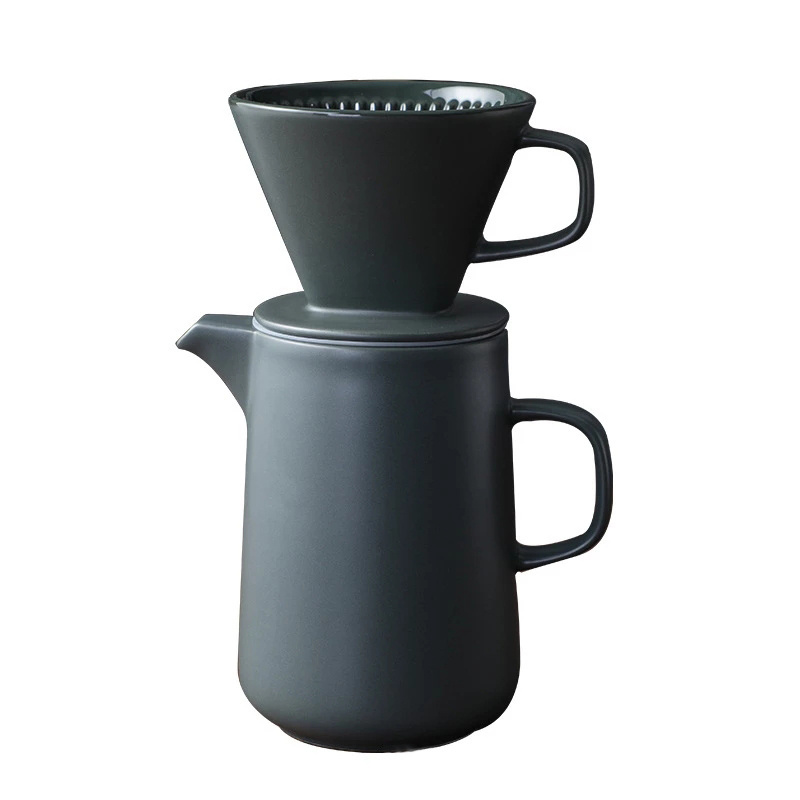 Pour Over Coffee Maker Cup Set Brewer Drip, Coffee Percolator, Coffee Maker Pot & Espresso Cups