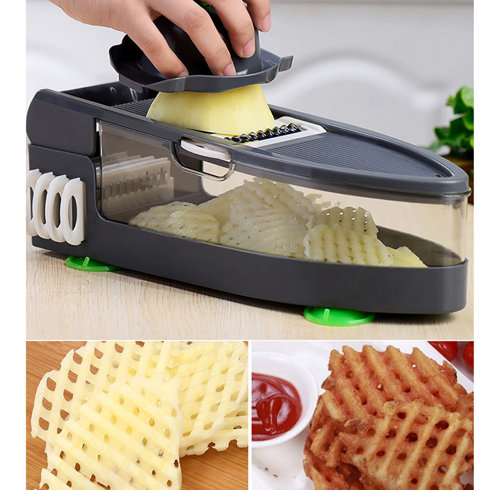 2020 kitchen equipment Mandoline Slicer Manual Vegetable Cutter Professional Mandolin with Adjustable Cutter