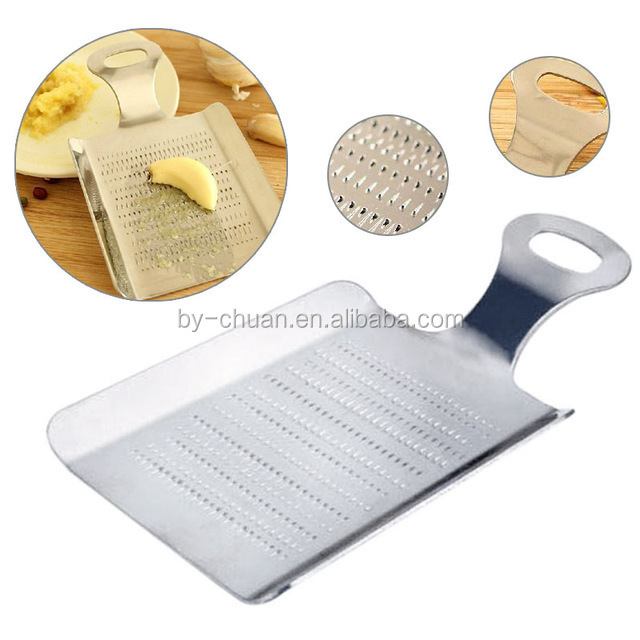 Manual Stainless Steel Wasabi Grinding Plate Tools Gadget Kitchen Ginger Grater Multi-functional Vegetable Garlic Grinder