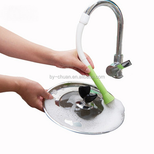 Kitchen Multi-purpose Faucet Clean Brush Fruit and Vegetable Brush 360 Degrees Can Rotate Kitchen Cleaning Tools