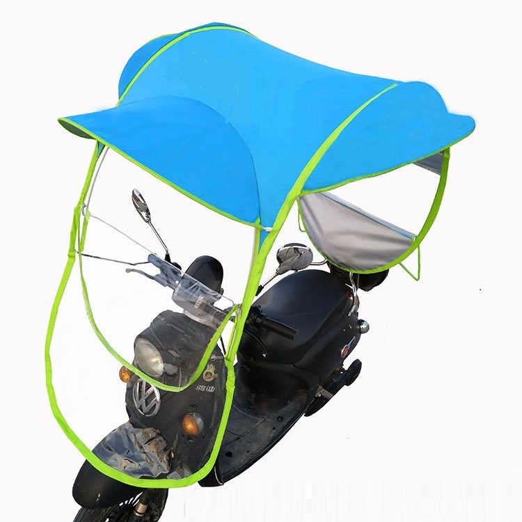 Electric Umbrella Motorcycle Canopy Motorbike Roof Motor Sun Visor Shade Tent Umbrella Windshield Motorcycle Cover Housse Moto