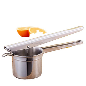 Manual Juicers Stainless Steel Potato Ricer Masher Fruit Vegetable Hand Press Crusher Orange Lemon Squeezer Kitchen Tool