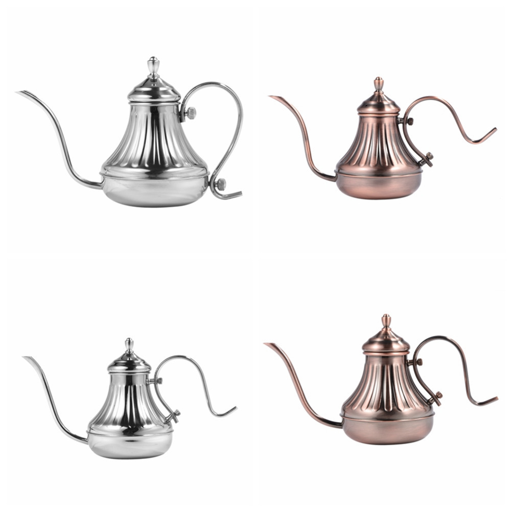 Pour Over Coffee Kettle, Elegant Stainless Steel Drip Pot for Pouring Coffee and Tea