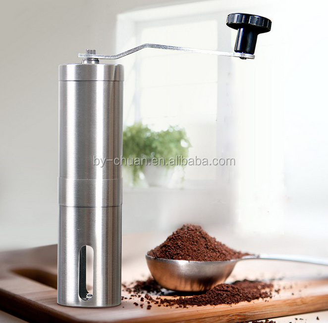 Stainless Steel Burr Coffee Grinder Manual Hand Coffee Maker Burr Corn Mill Grinders Portable Machine Coffee Tools