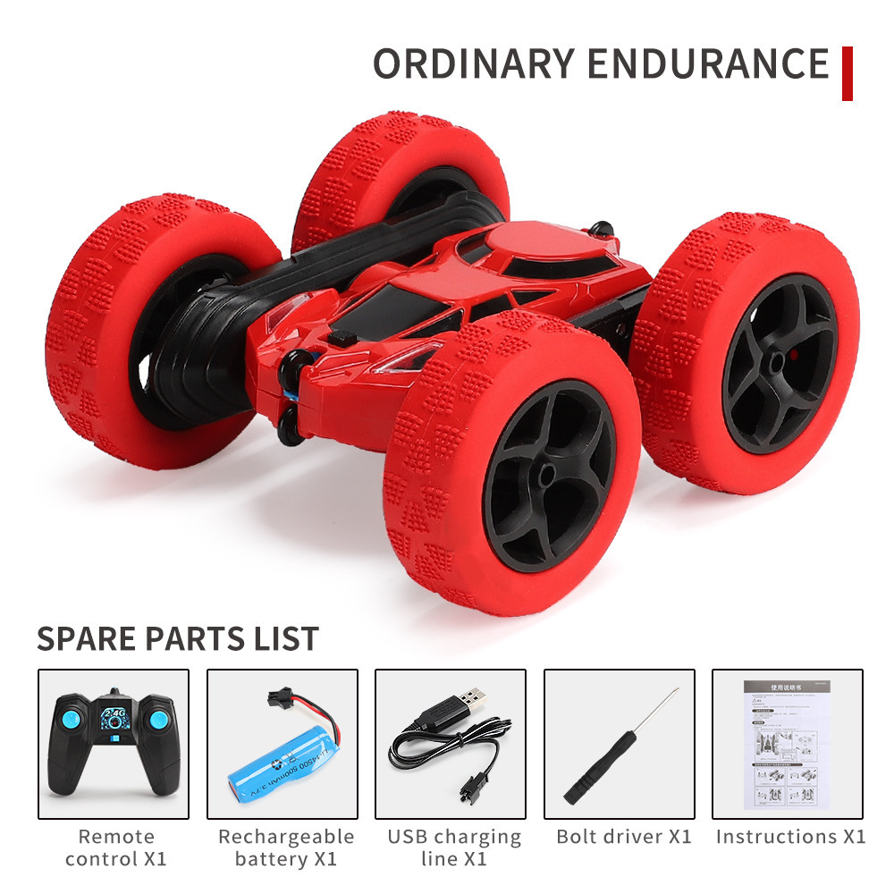 Kids Juguetes 2.4ghz Electric Toy 360 Rotate Vehicles Double Sided Drift Twist Amphibious Remote Control Car Rc Stunt Car