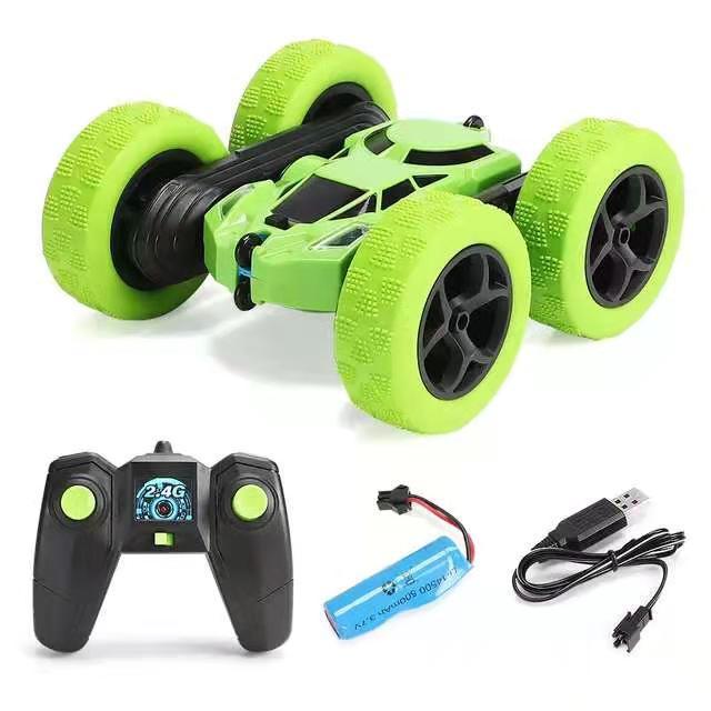 Kids Juguetes 2.4ghz Electric Toy 360 Rotate Vehicles Double Sided Drift Twist Amphibious Remote Control Car Rc Stunt Car