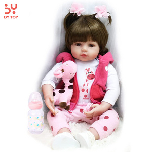 Soft Alive Realistic Newborn Full Body Princess Baby Dolls 18 inch Silicone Vinyl Real Toddler Girl Lifelike Reborn juguete