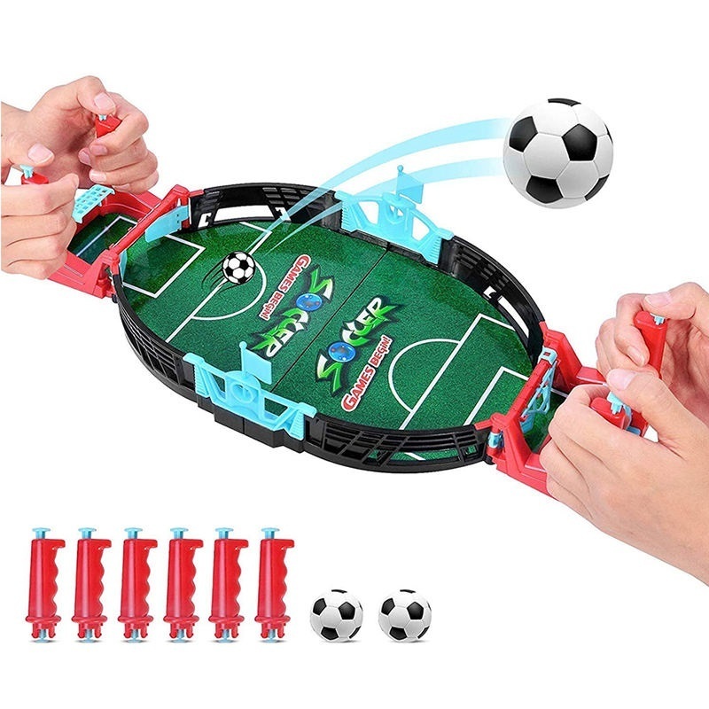 Novelty Mini Sport Game Funny Football Skill Tabletop Game Finger Battle Soccer Game For Kids