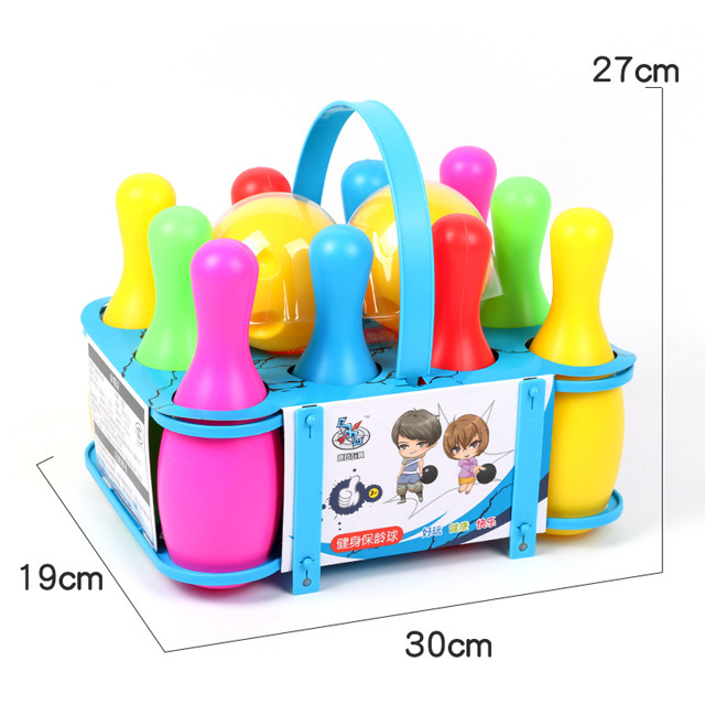 Selling Gift Kids Indoor Plastic Sports Playing Set Toy Bowling Portable Plastic Kids Bowling Set Tenpin Bowling Kids