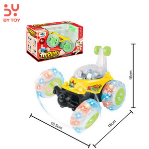 Hot Selling Musical Rc Stunts Racing Cars Remote Control Rolling Race Toy Car Flashing Light Electric Tumbling Stunt Car