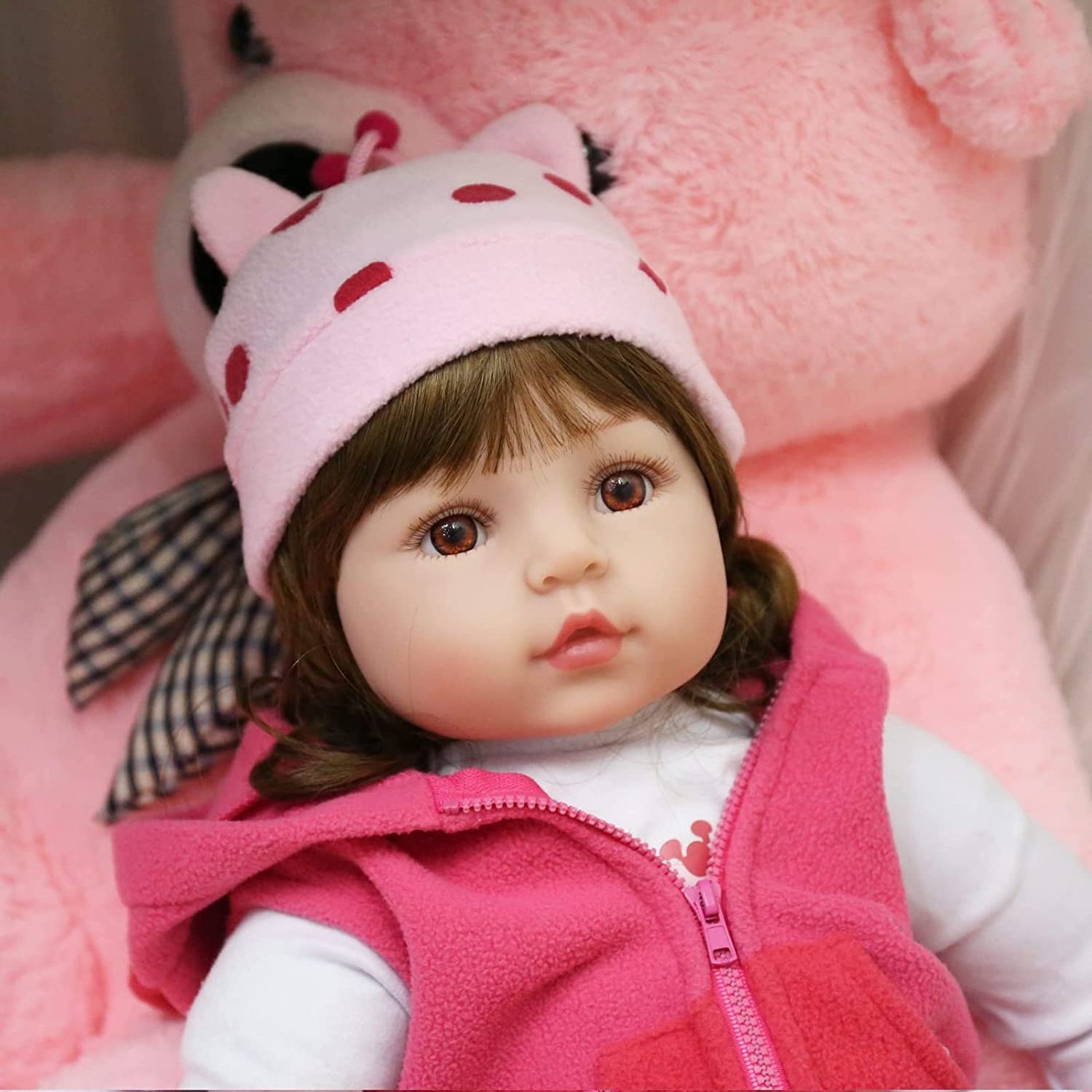 Soft Alive Realistic Newborn Full Body Princess Baby Dolls 18 inch Silicone Vinyl Real Toddler Girl Lifelike Reborn juguete