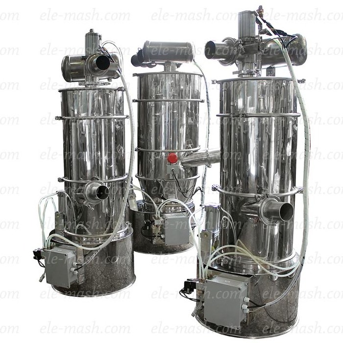 Vacuum feeder UPV 15 with GMP Ex standards Industrial conveyors Chemical pharmaceutical conveying equipment